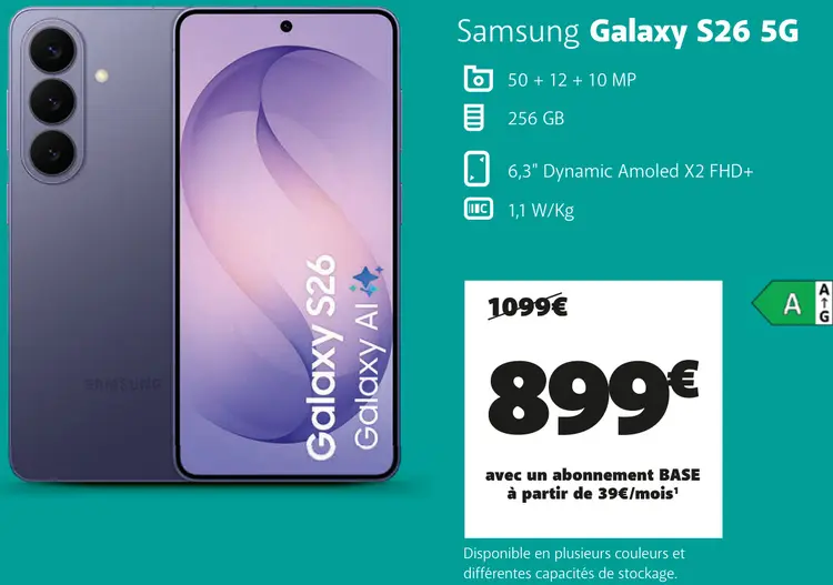 Offre: Galaxy S26 5G