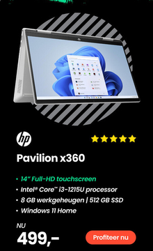 Aanbieding: HP Pavilion x360 14-ek0512nd