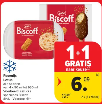 Aanbieding: Roomijs Lotus
