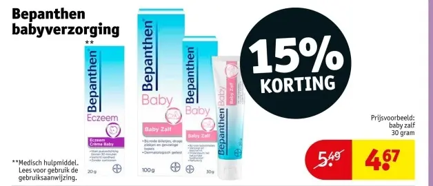 Aanbieding: Bepanthen babyverzorging