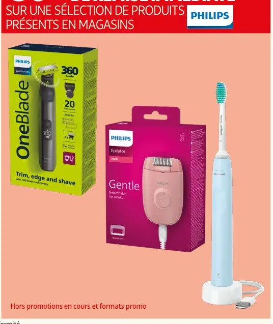 Promotie: OneBlade, Epilator, Sonicare