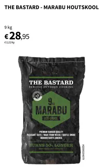 Promotie: Marabu houtskool