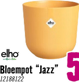 Aanbieding: ELHO Bloempot Jazz Kunststof geel Ø 14 cm H 13 cm