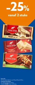 Aanbieding: Côte d'Or chocoladetabletten