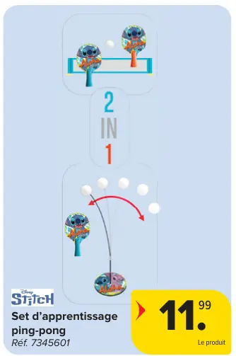 Offre: Set d'apprentissage ping-pong
