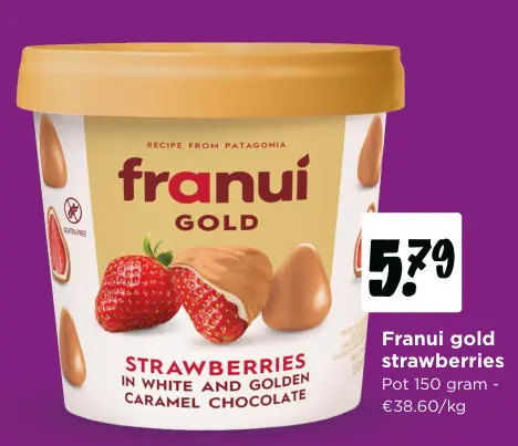 Promotie: Franui gold strawberries