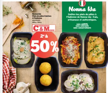 Offre: Nonna Ida Plats de pâtes fraîches à l'italienne