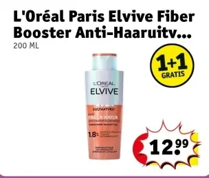 Aanbieding: L'Oréal Paris Elvive Fiber Booster Anti-Haaruitval