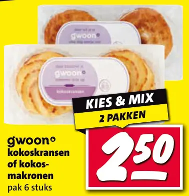 Aanbieding: Kokoskransen of kokosmakronen