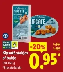 Aanbieding: Kipsaté stokjes of bakje