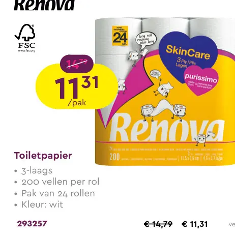 Aanbieding: Toiletpapier