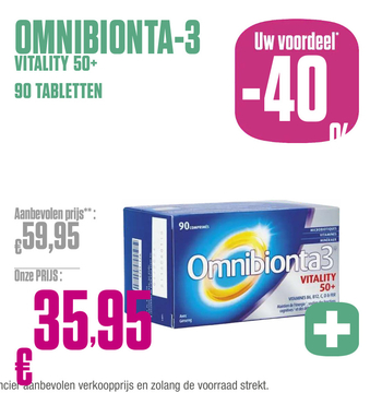 Aanbieding: OMNIBIONTA-3 VITALITY 50+