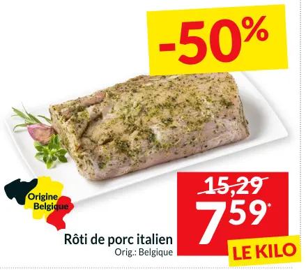 Offre: Rôti de porc italien