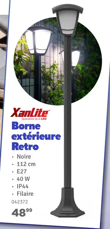 Offre: Borne extérieure Retro