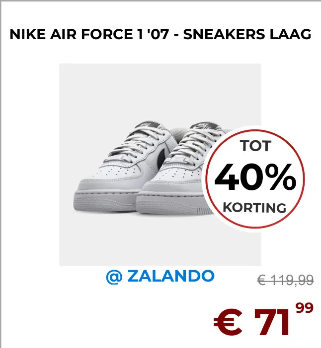 Aanbieding: Air force 1 '07 - sneakers laag