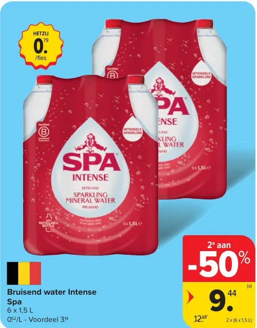 Promotie: Bruisend water