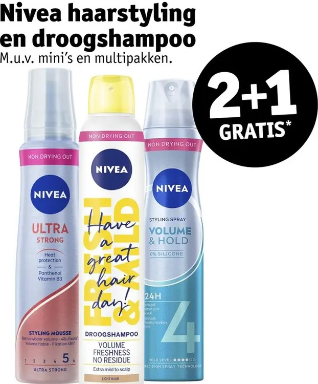 Promotie: Haarstyling en droogshampoo