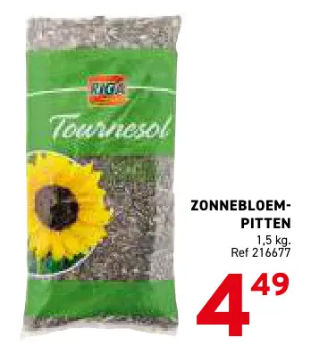 Promotie: Zonnebloem-pitten
