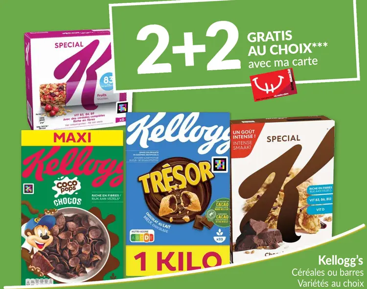 Offre: Céréales ou barres