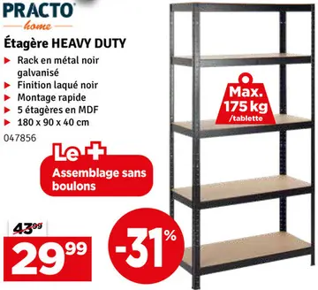 Offre: Tagère HEAVY DUTY