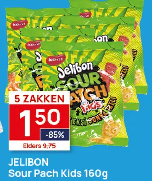 Aanbieding: JELIBON Sour Pach Kids