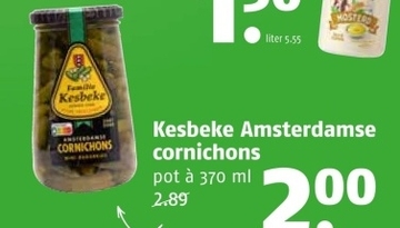 Aanbieding: Kesbeke Amsterdamse cornichons