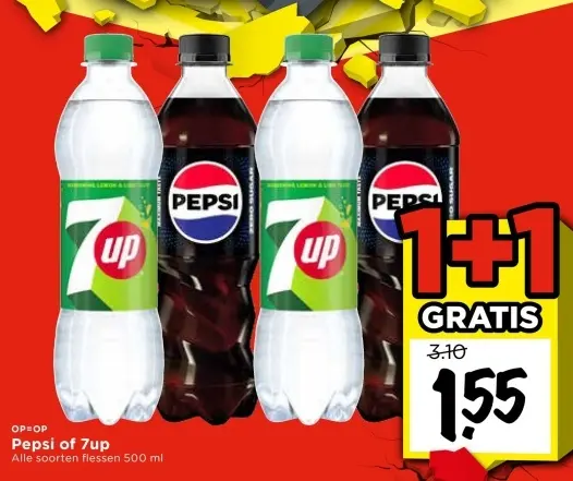 Aanbieding: Pepsi or 7up