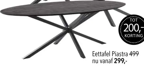 Aanbieding: Eettafel Piastra