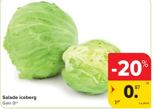 Offre: Salade iceberg