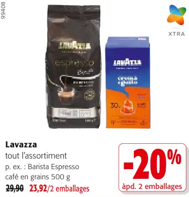 Offre: Lavazza tout l'assortiment
