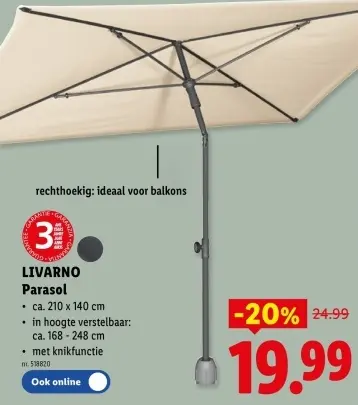 Promotie: Parasol