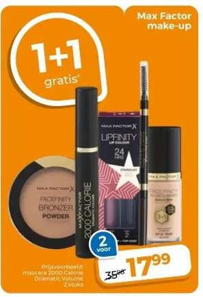 Aanbieding: Max Factor make-up