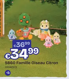 Offre: Famille Oiseau Citron