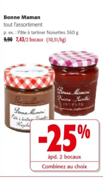 Offre: Pâte à tartiner Noisettes