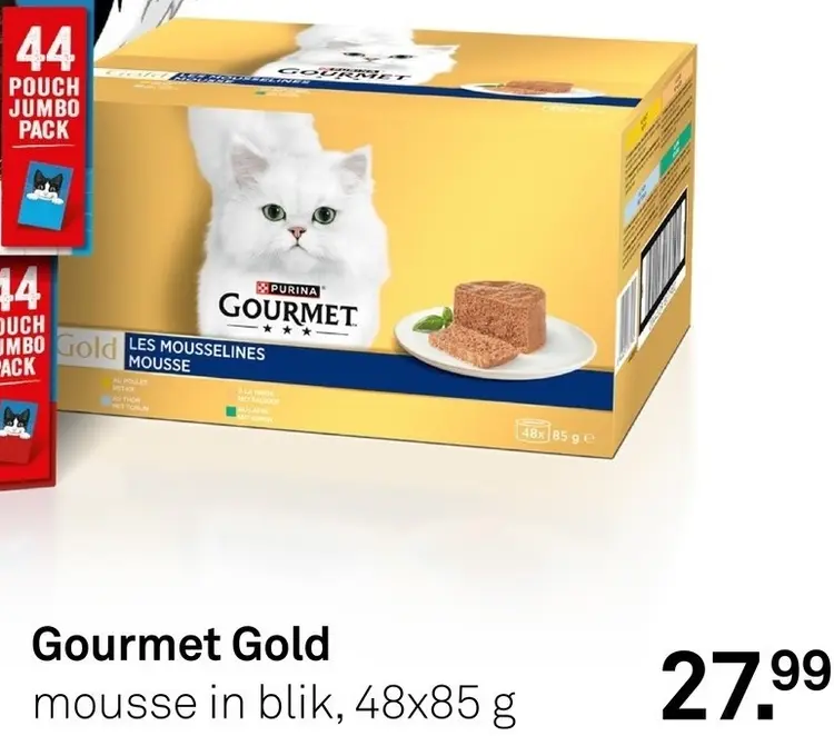 Aanbieding: Gourmet Gold mousse in blik