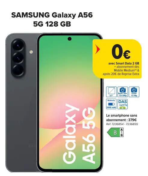 Offre: Galaxy A56 5G 128 GB