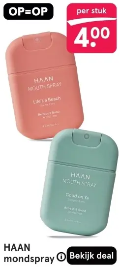 Aanbieding: HAAN mondspray