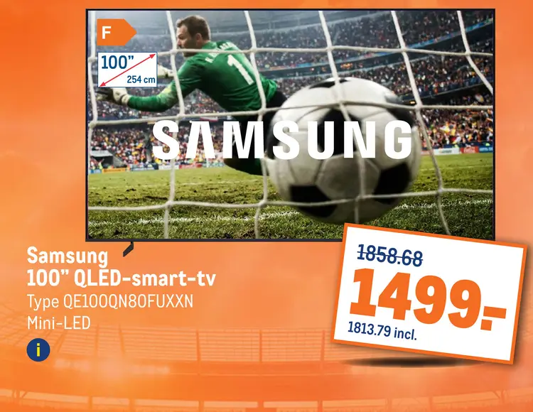 Aanbieding: 100" QLED-smart-tv