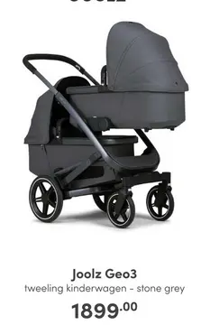 Aanbieding: Joolz Geo3 tweeling kinderwagen