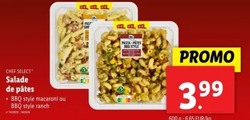 Offre: Salade de pâtes