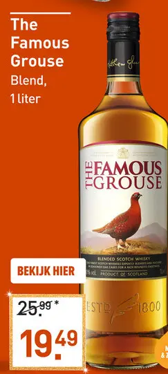 Aanbieding: The Famous Grouse 100CL
