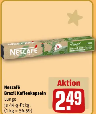 Aanbieding: Brazil Kaffeekapseln