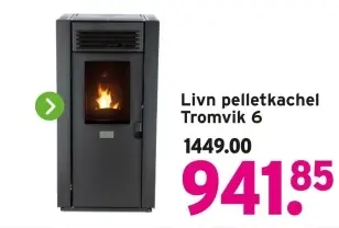 Aanbieding: Livn pelletkachel Tromvik 6