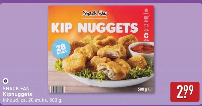 Aanbieding: Kipnuggets