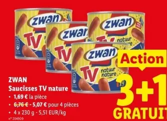 Offre: Saucisses TV nature