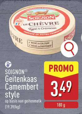 Promotie: Geitenkaas Camembert style