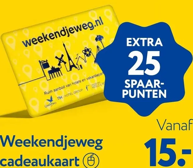 Aanbieding: Weekendjeweg Cadeaukaart