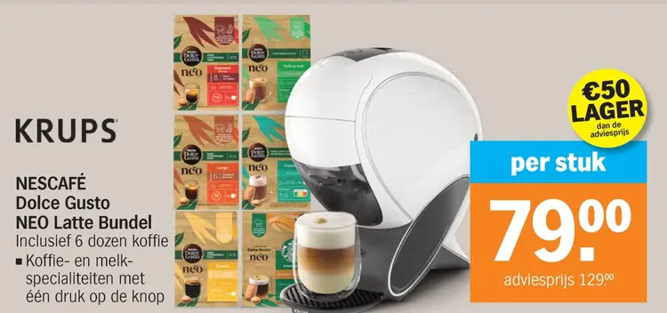 Aanbieding: Dolce Gusto NEO Latte Bundel