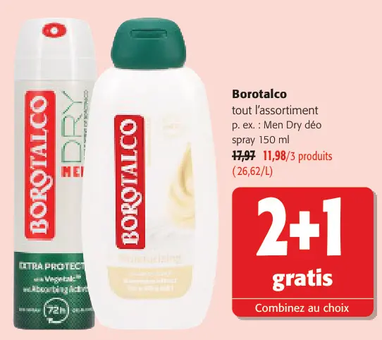 Offre: Borotalco