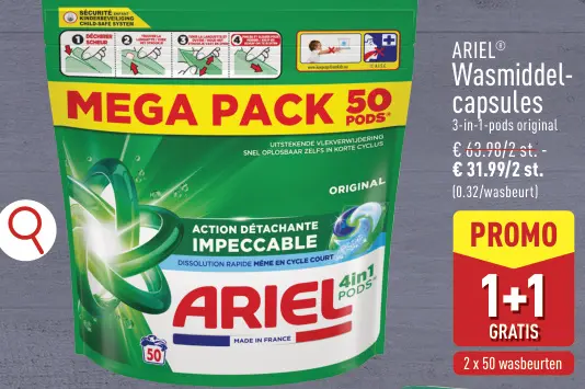 Promotie: Wasmiddelcapsules